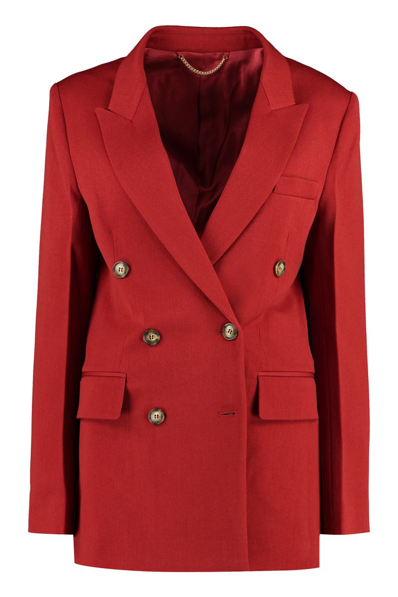 Victoria Beckham Double-Breasted Wool Blazer