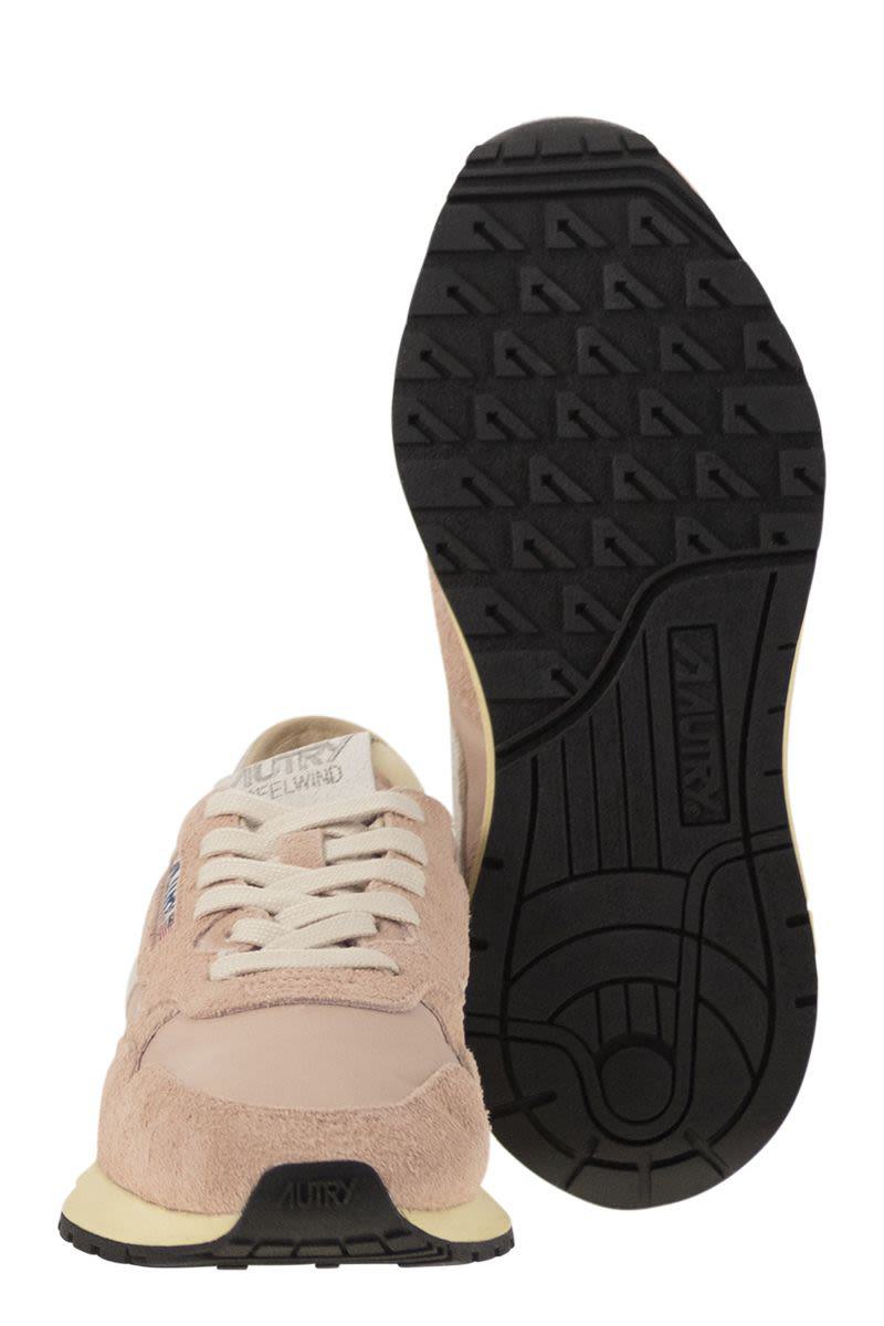 Autry Reelwind - Suede And Technical Textile Trainer