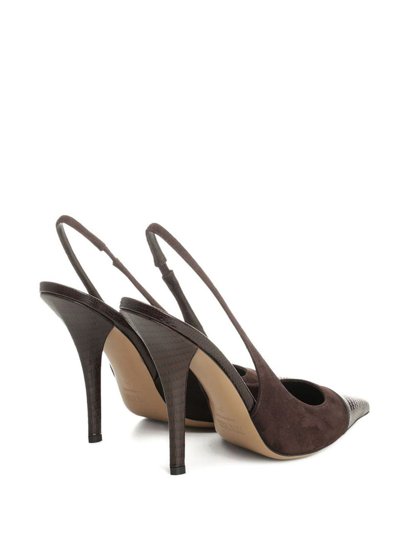 Paris Texas Chocolate Brown Suede Pumps
