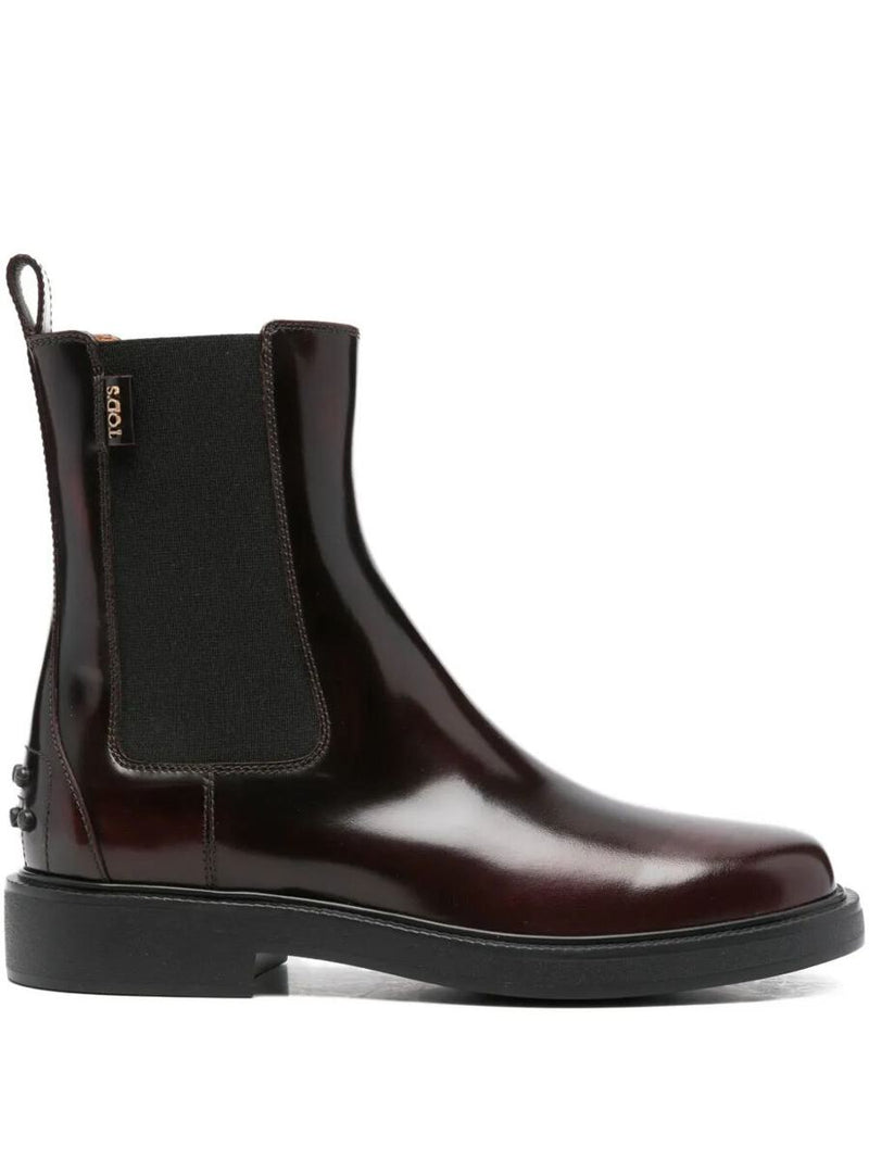 Tod'S Smooth Leather Chelsea Boots Shoes