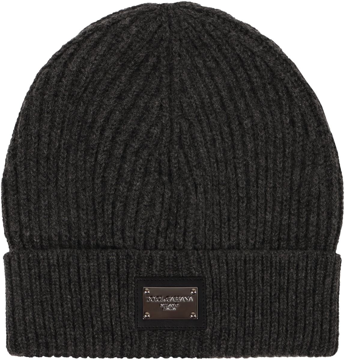 Dolce & Gabbana Ribbed Knit Beanie