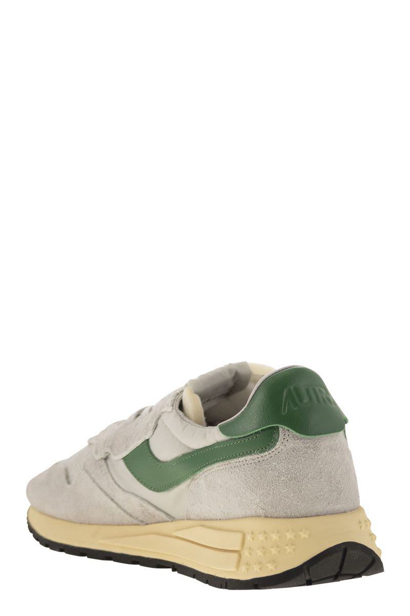 Autry Reelwind - Suede And Technical Textile Trainer