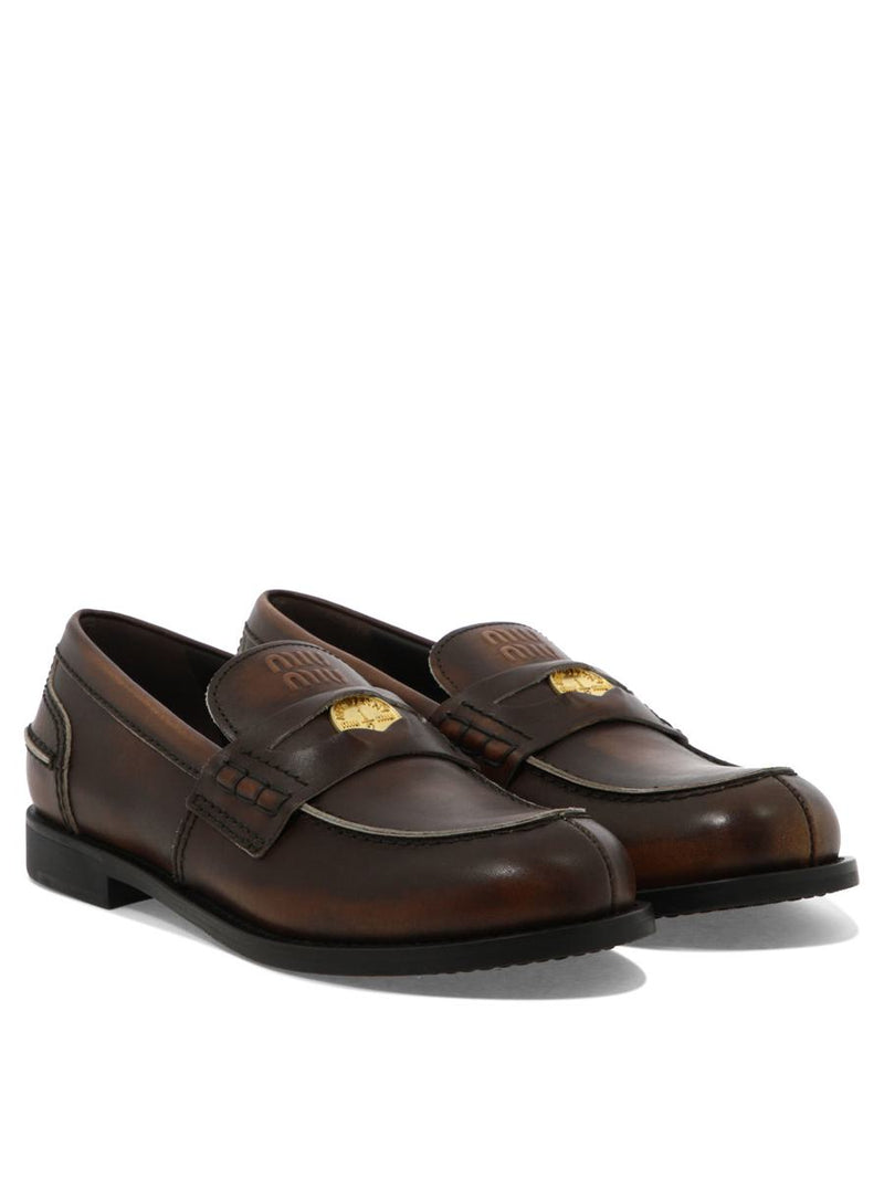 Miu Miu Vintage Leather Loafers