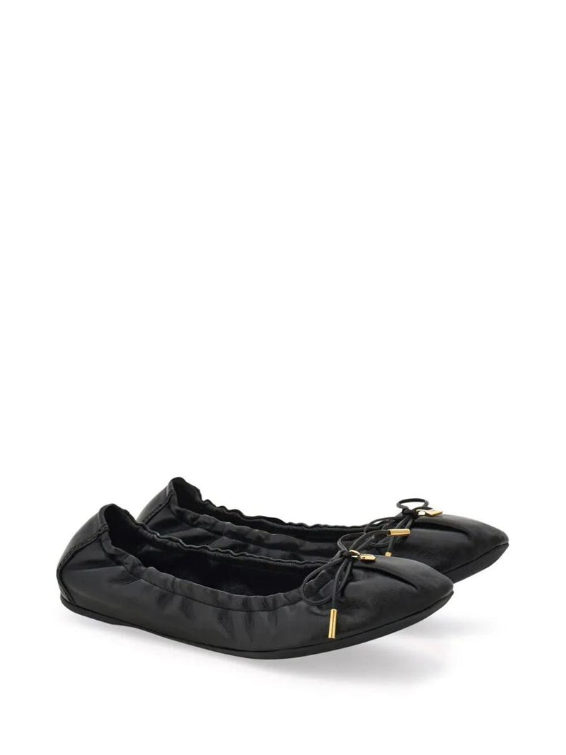 Salvatore Ferragamo Joelle Elasticated Ballet Flat Shoes