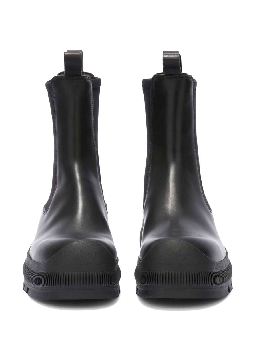 Jil Sander Leather Chelsea Boots