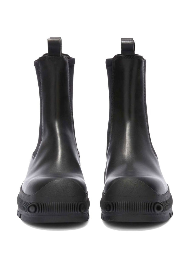 Jil Sander Leather Chelsea Boots
