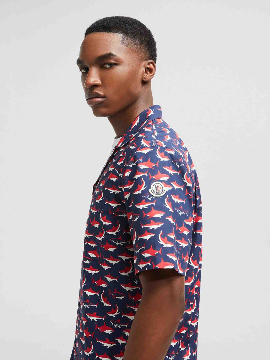 Moncler Cotton Printed Shirt