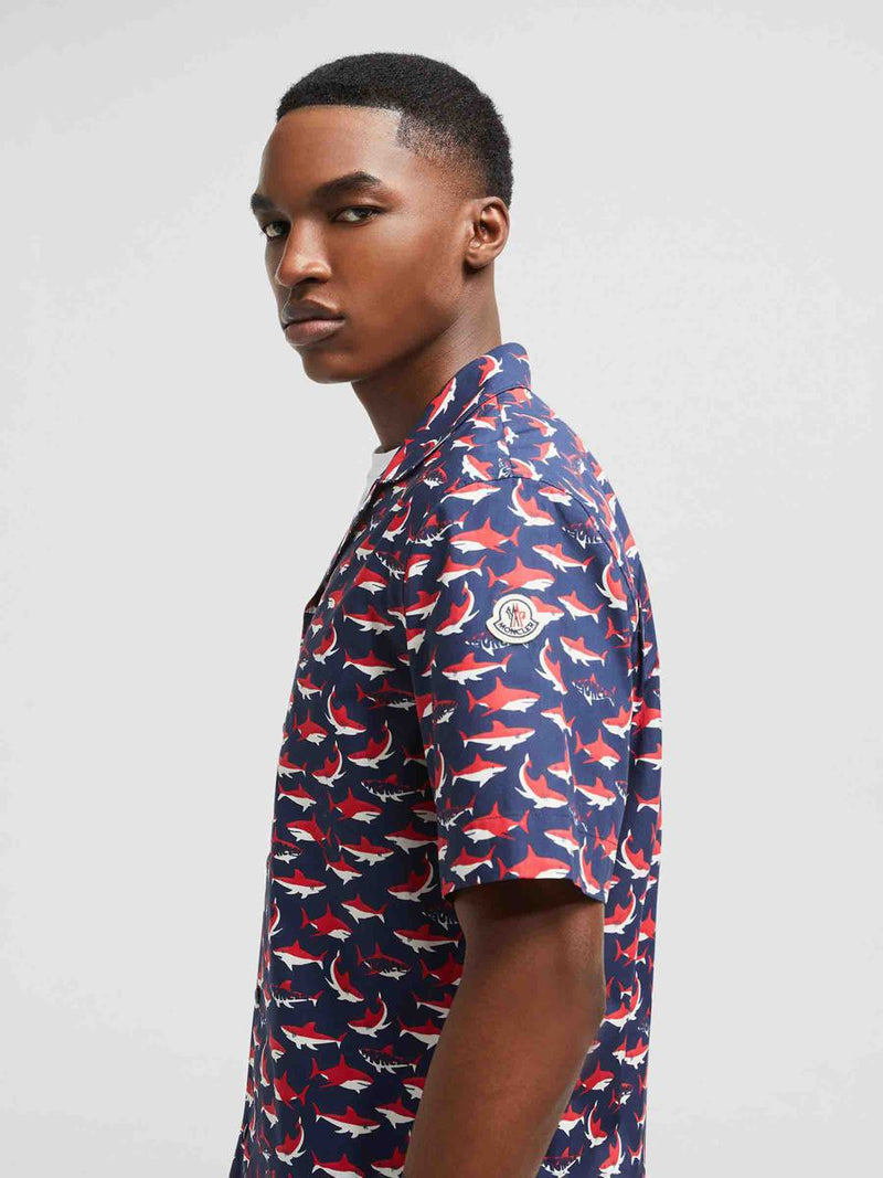 Moncler Cotton Printed Shirt