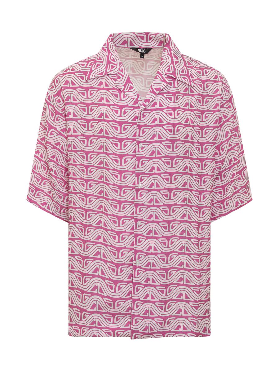 Gcds Waved Logo Shirt