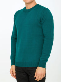 Green Merino Wool Sweater