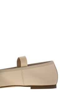 Anniel Leather Ballerina And Elastic Band