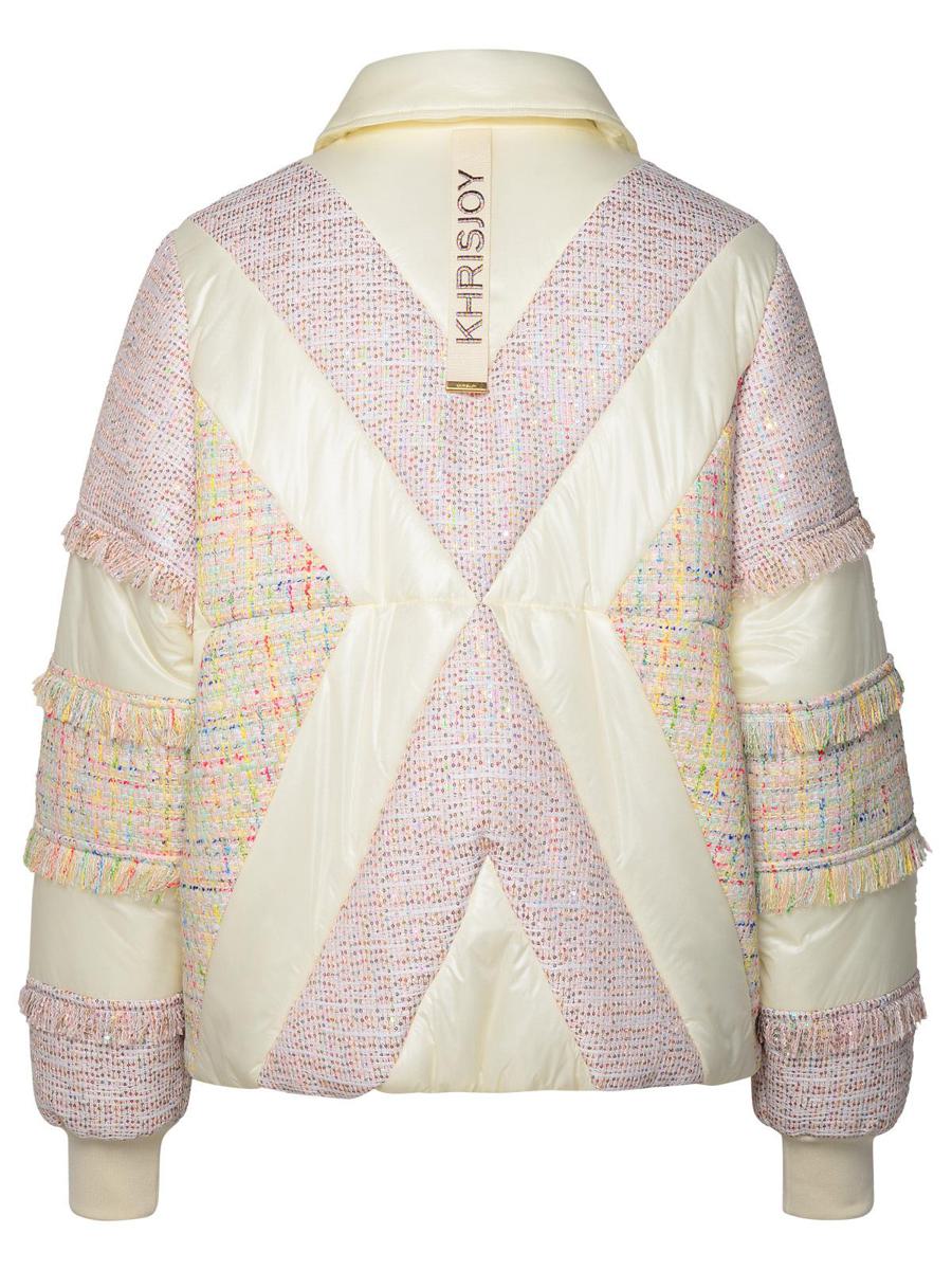 Khrisjoy 'Matt&Glossy' Multicolour Cotton Blend Down Jacket