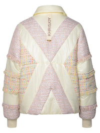 Khrisjoy 'Matt&Glossy' Multicolour Cotton Blend Down Jacket