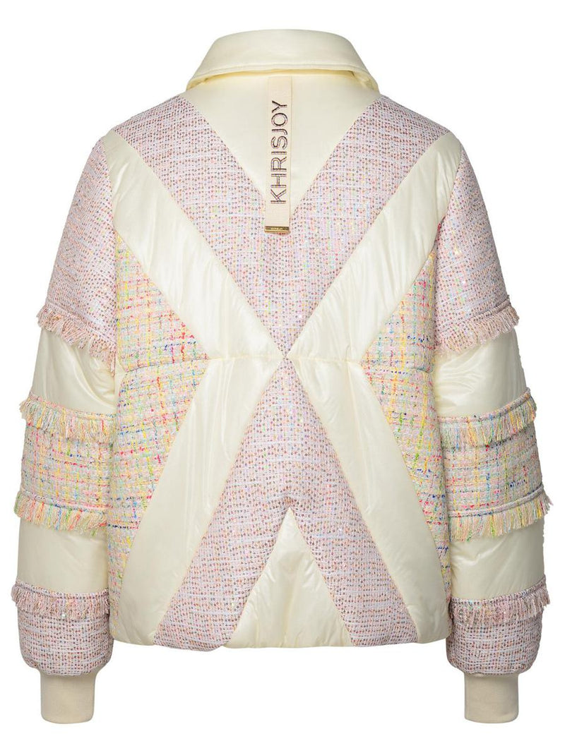 Khrisjoy 'Matt&Glossy' Multicolour Cotton Blend Down Jacket
