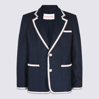 Valentino Garavani Navy Cotton Blazer
