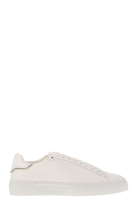 Fabiana Filippi Leather Trainers With Diamond Thread
