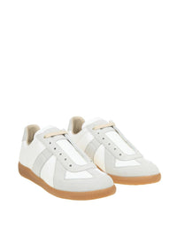 Maison Margiela Suede And Fabric Sneakers