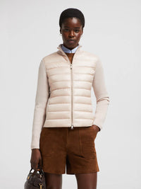 Moncler Wool Quilted Cardigan
