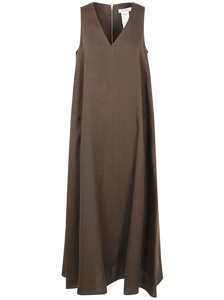 Max Mara Simeon Linen Sleevesless Dress Clothing