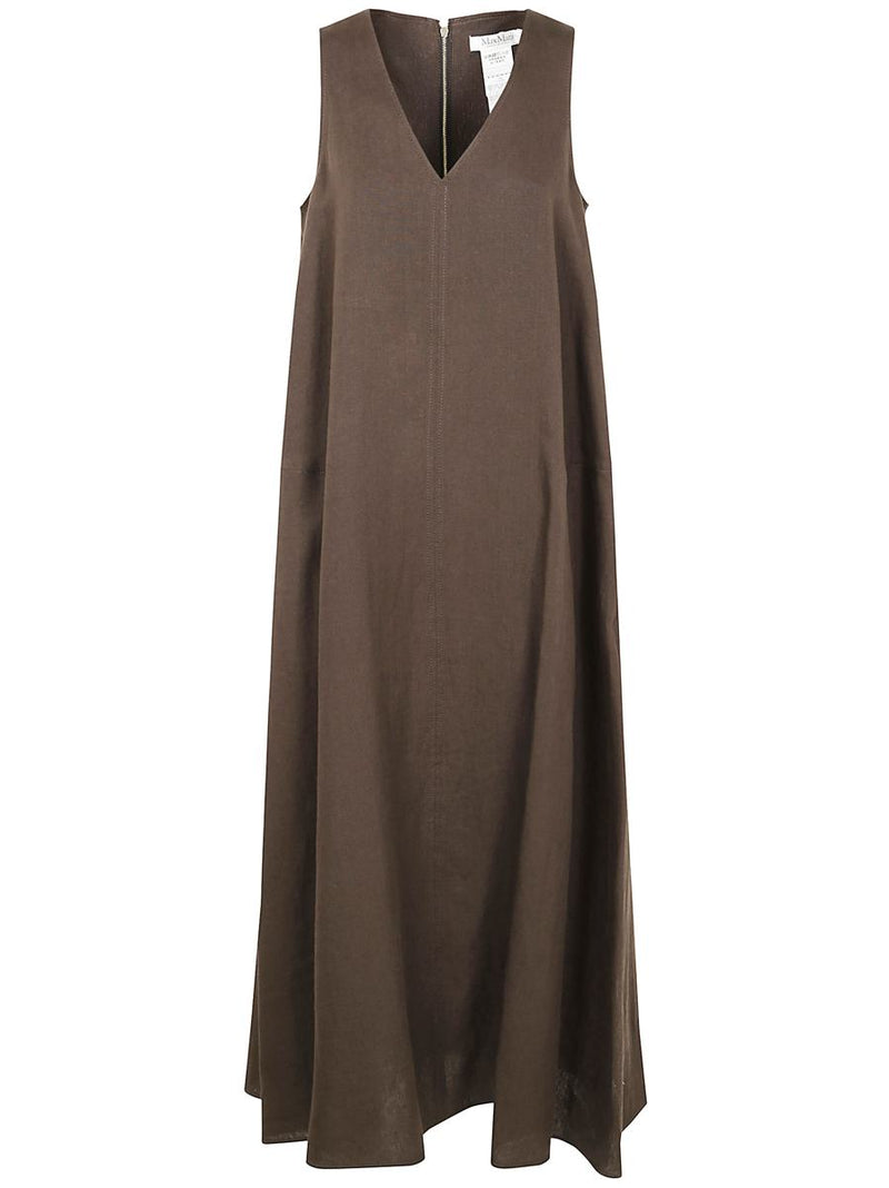 Max Mara Simeon Linen Sleevesless Dress Clothing