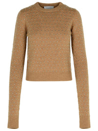 Sportmax 'Sierra' Brown Wool Blend Sweater