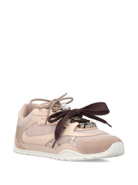 Pinko 'Yulia' Pink Sneakers With Mesh Inser