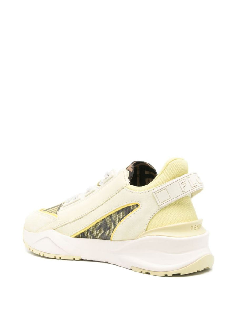 Fendi Fendi Flow Leather Sneakers