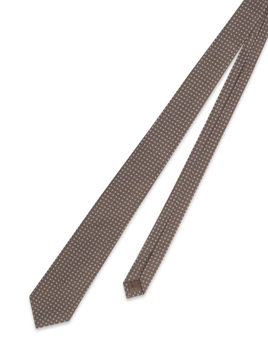 Church'S Silk Printed Tie 8 Cm Polka Dot Accessories