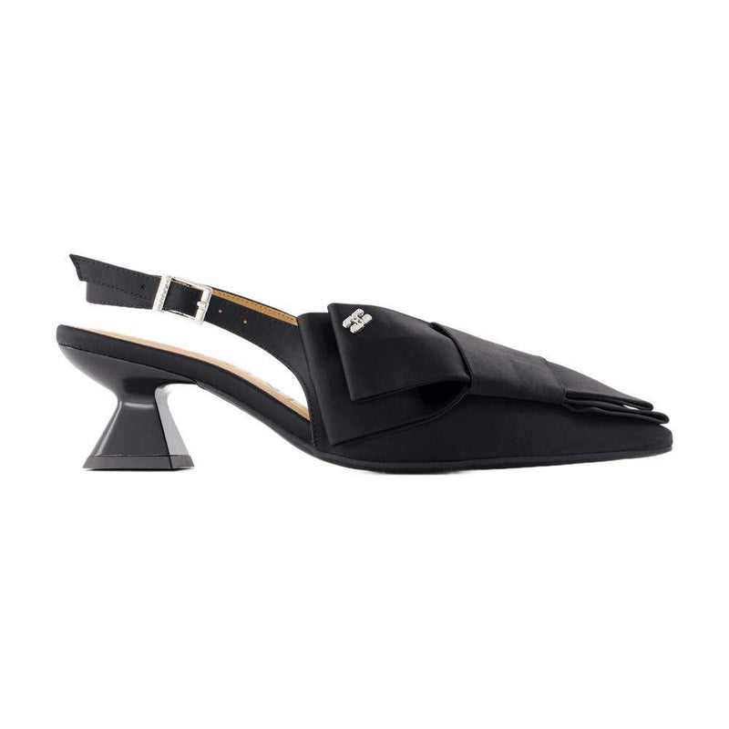 Ganni Big Bow Kitten Pumps
