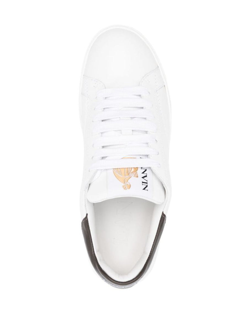 Lanvin Ddb0 Sneaker With Contrasted Embroideries Shoes