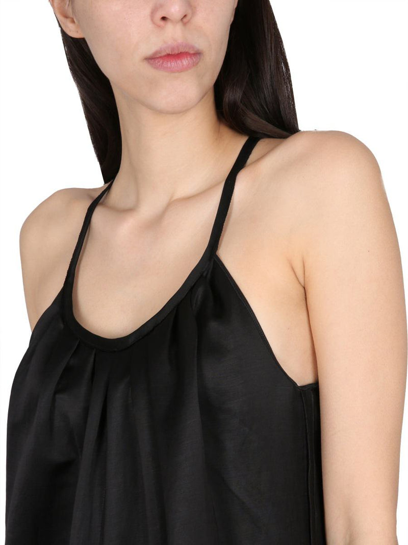 Alysi Wide Satin Jumpsuit