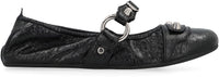 Balenciaga City Leather Ballet Flats