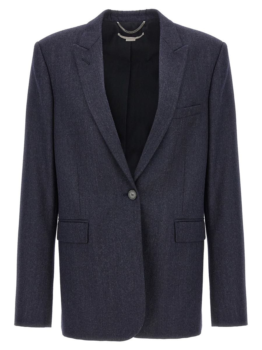 Stella McCartney Single-Breasted Wool Blazer