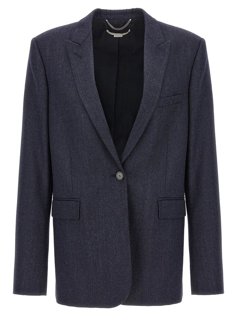 Stella McCartney Single-Breasted Wool Blazer