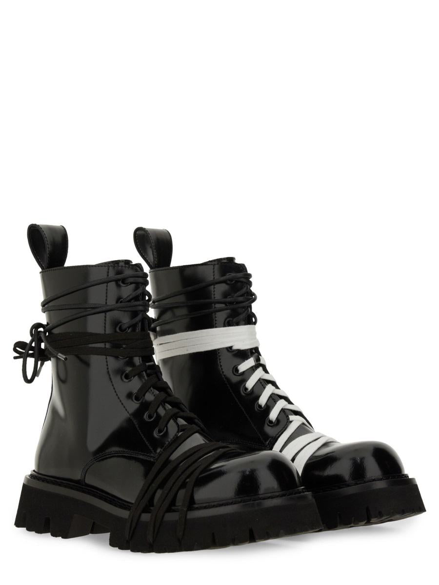 Moschino Lace-Up Boot