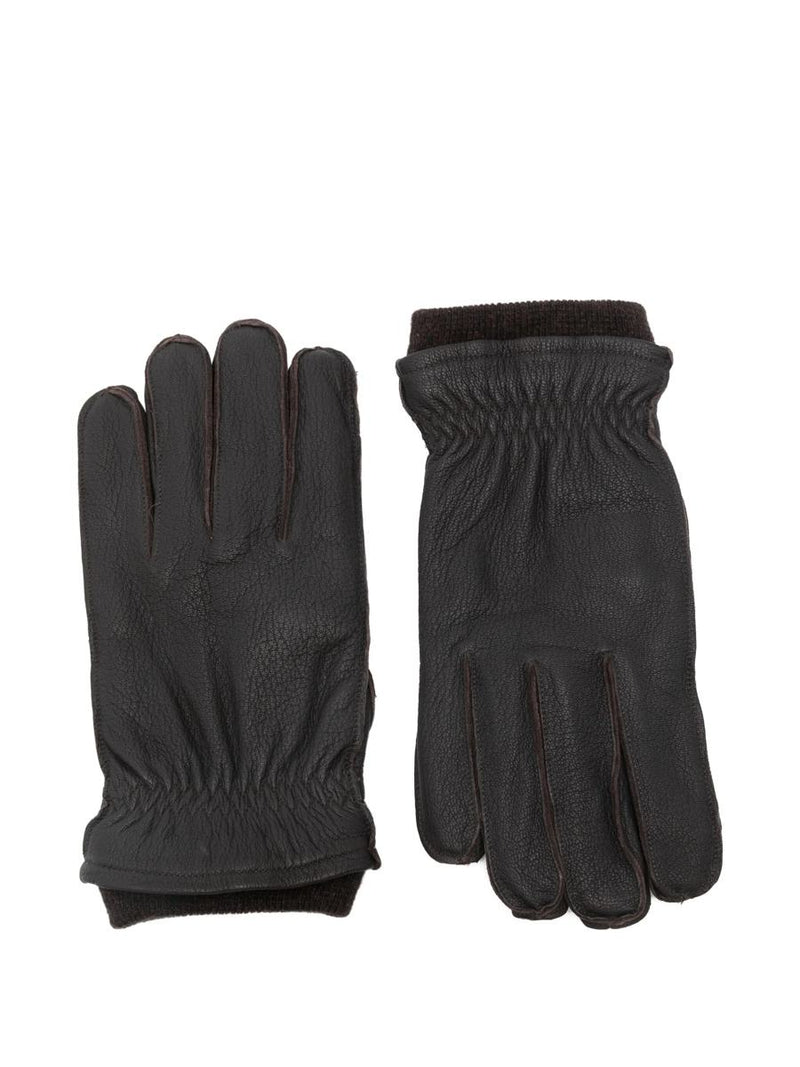 Barbour Highfield Leather Gloves Accessories