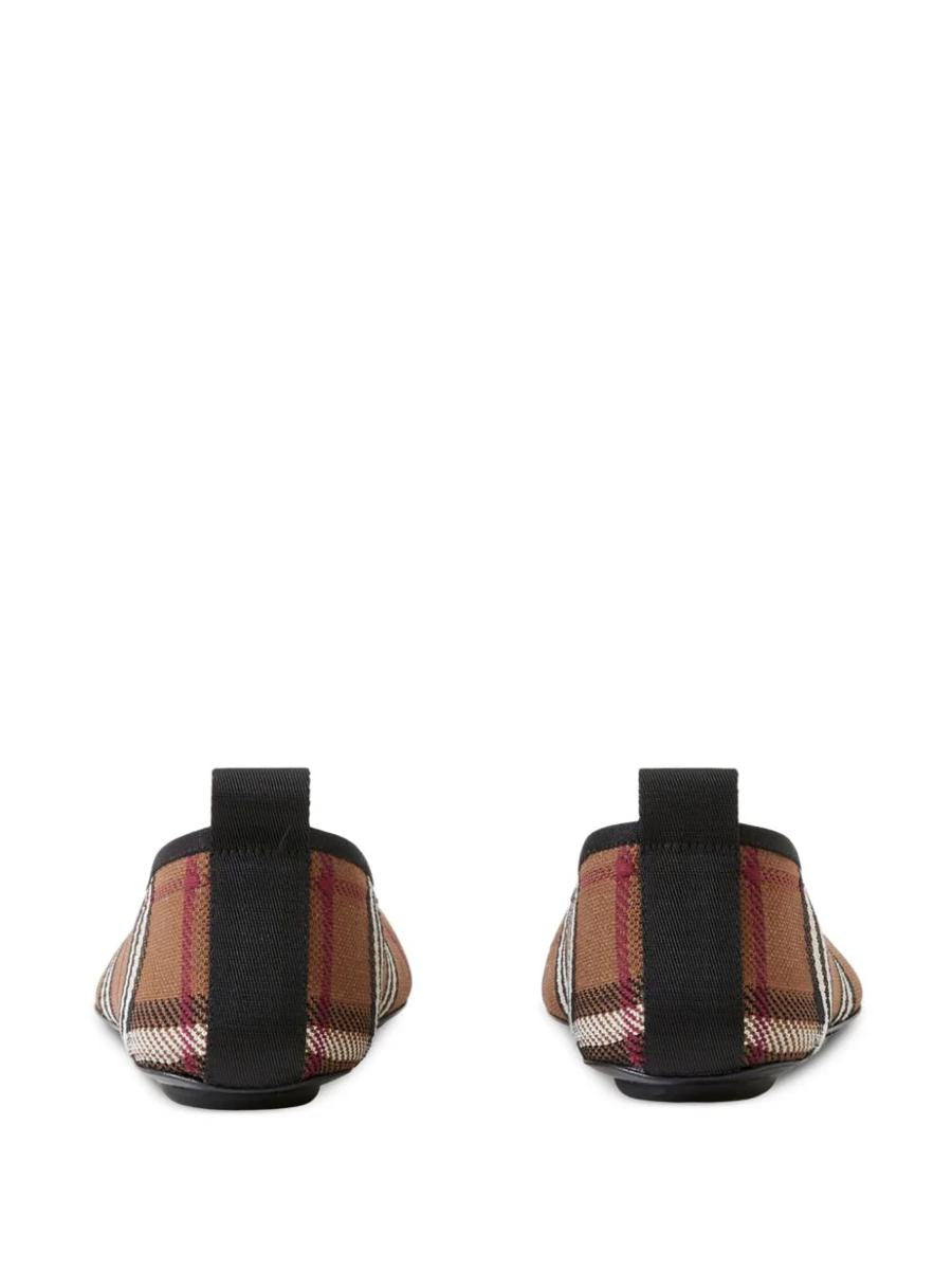 Burberry Check-Print Ballerina Shoes
