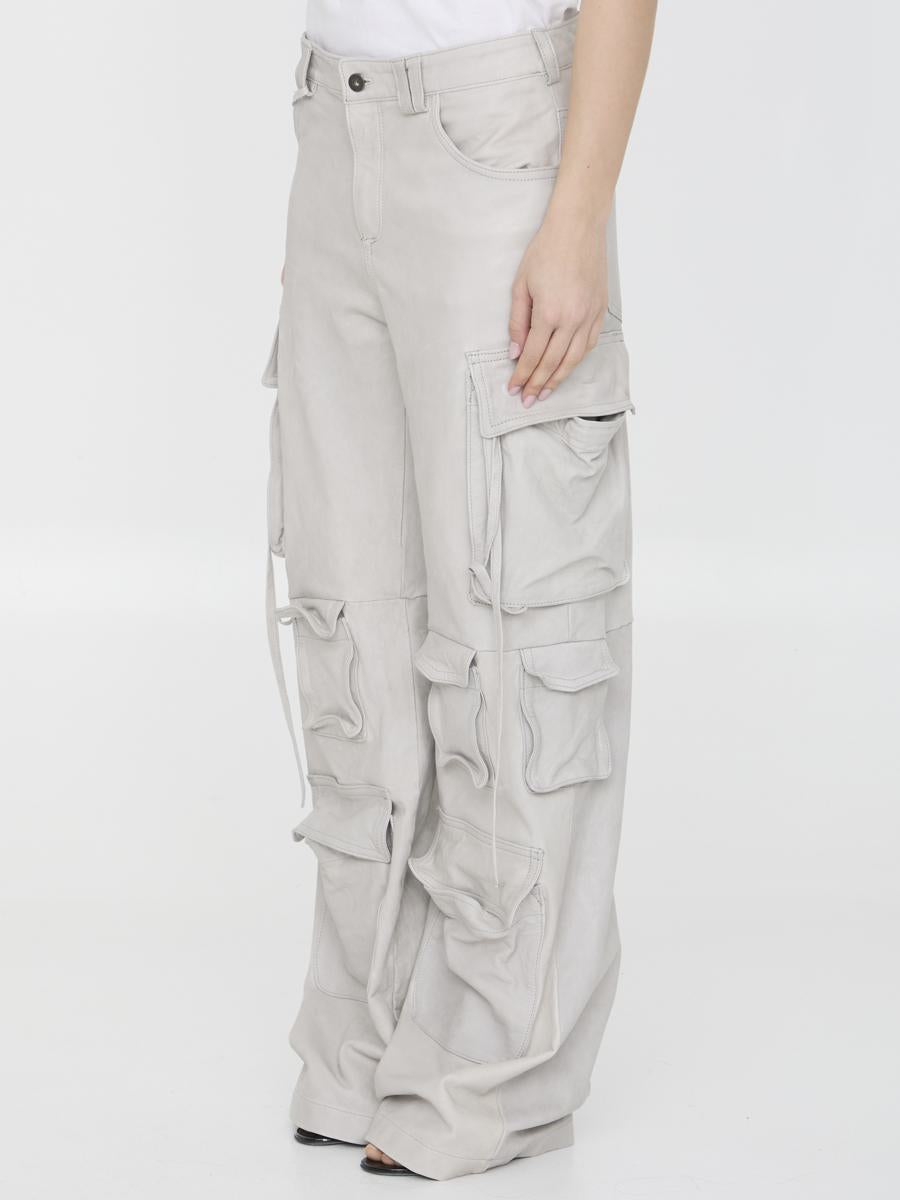 Leather Cargo Pants