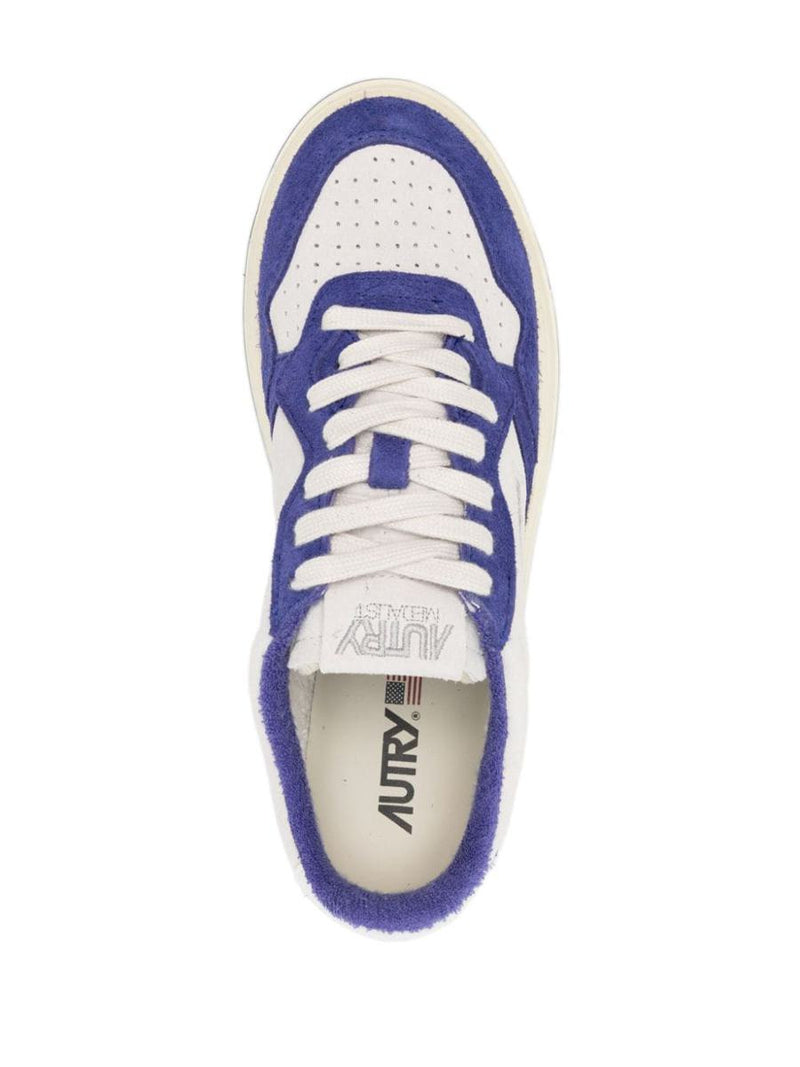 Autry Medalist Low Leather And Suede Sneakers