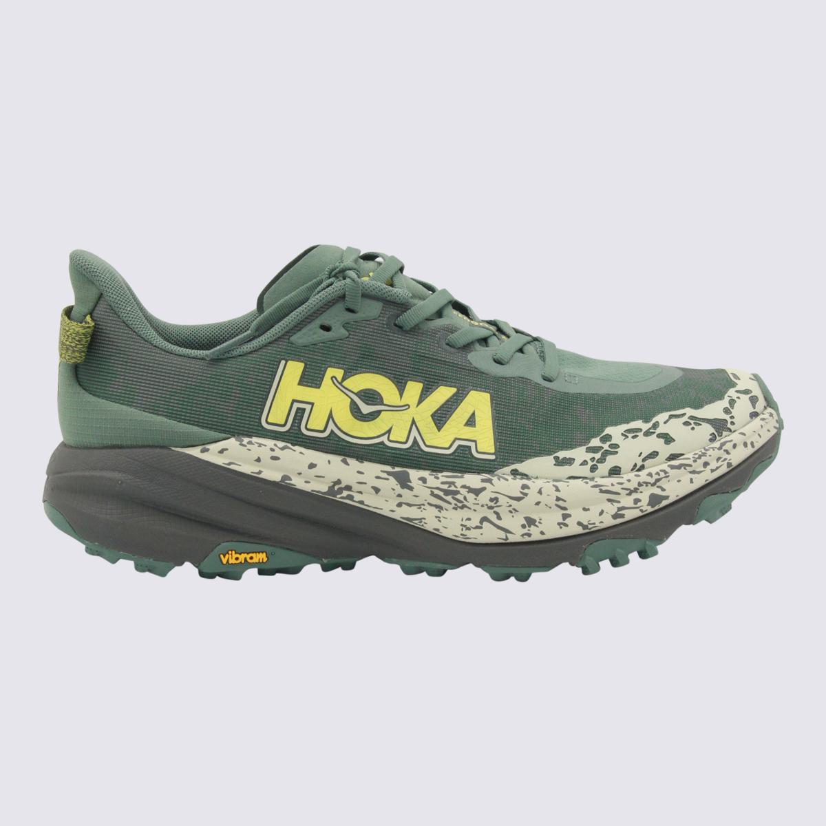 Hoka Green Speedgoat 6 Sneakers