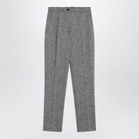 Dolce & Gabbana Wool-Blend Dotted Trousers