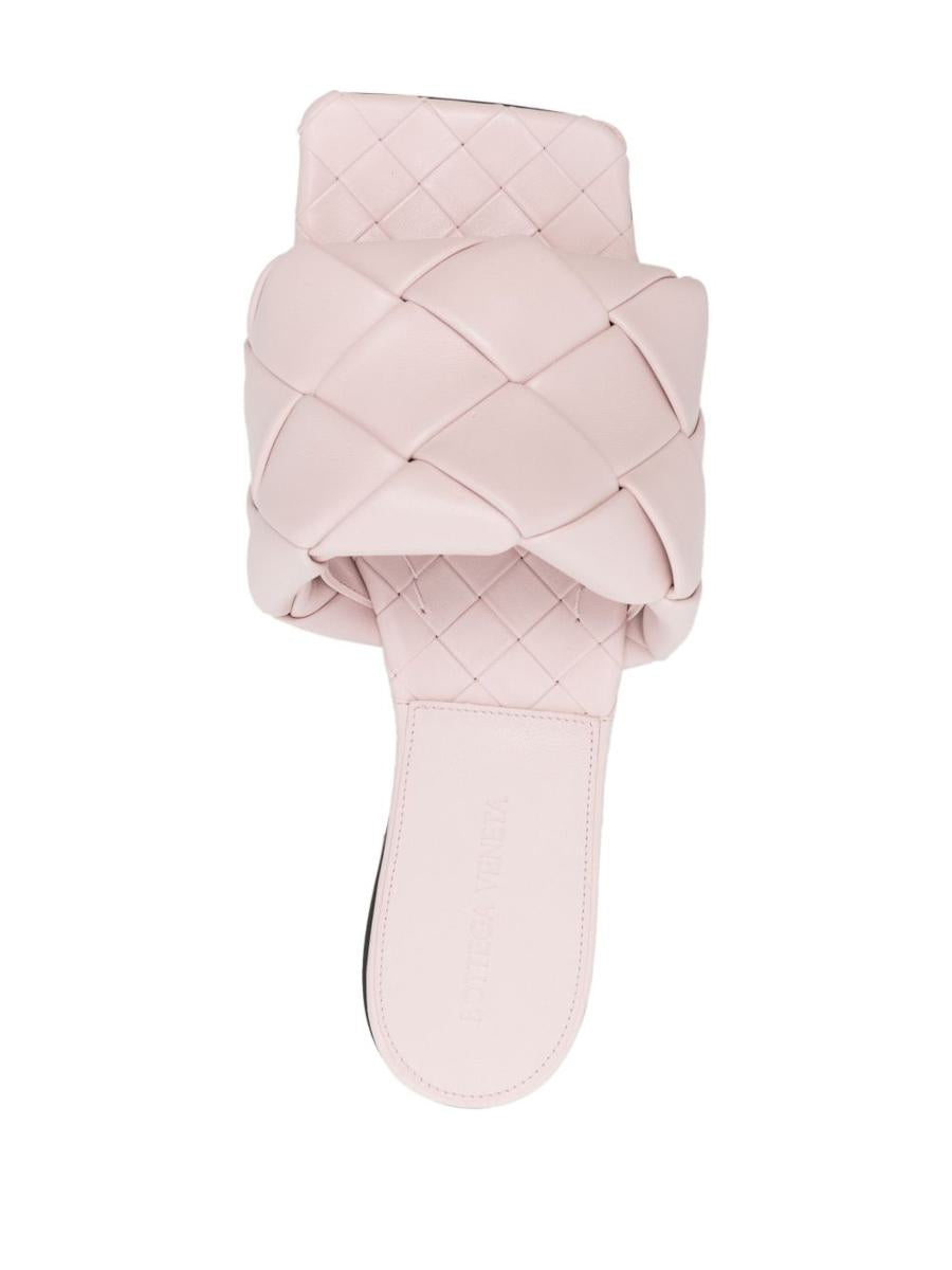 Bottega Veneta Lido Leather Flat Sandals
