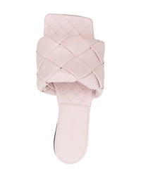 Bottega Veneta Lido Leather Flat Sandals