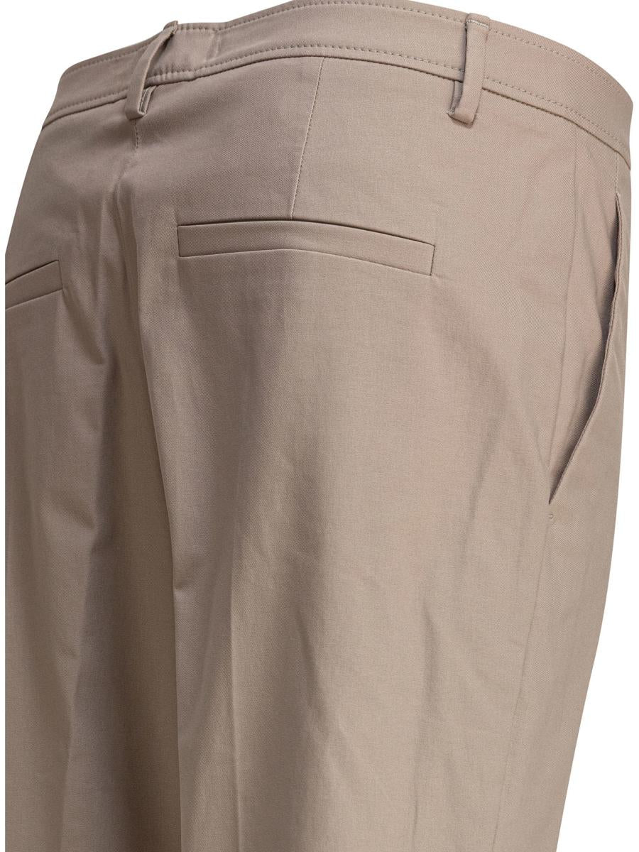 Brunello Cucinelli "Boyfit" Cotton Pants