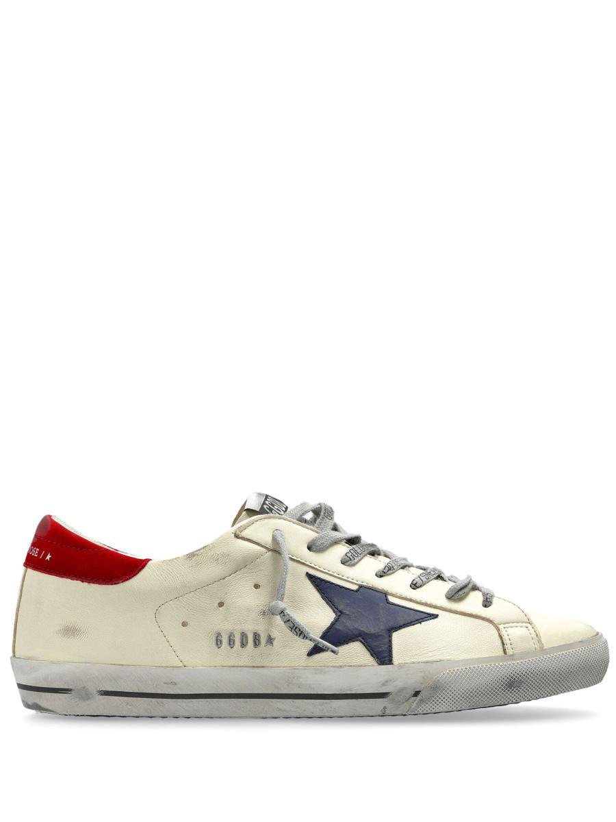Golden Goose Super Star Nappa Upper Leather Star Nabuk Heel Metal Lettering