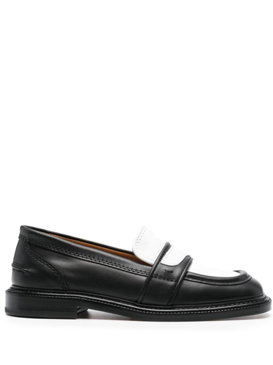 Maison Kitsuné Bicolor Leather Loafers Shoes