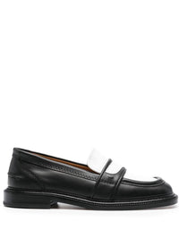 Maison Kitsuné Bicolor Leather Loafers Shoes