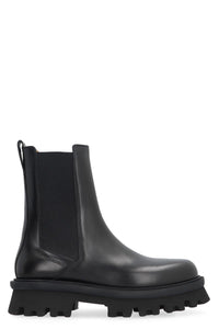 Salvatore Ferragamo Leather Chelsea Boots