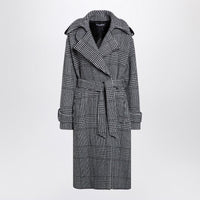 Dolce & Gabbana Houndstooth Checked Coat