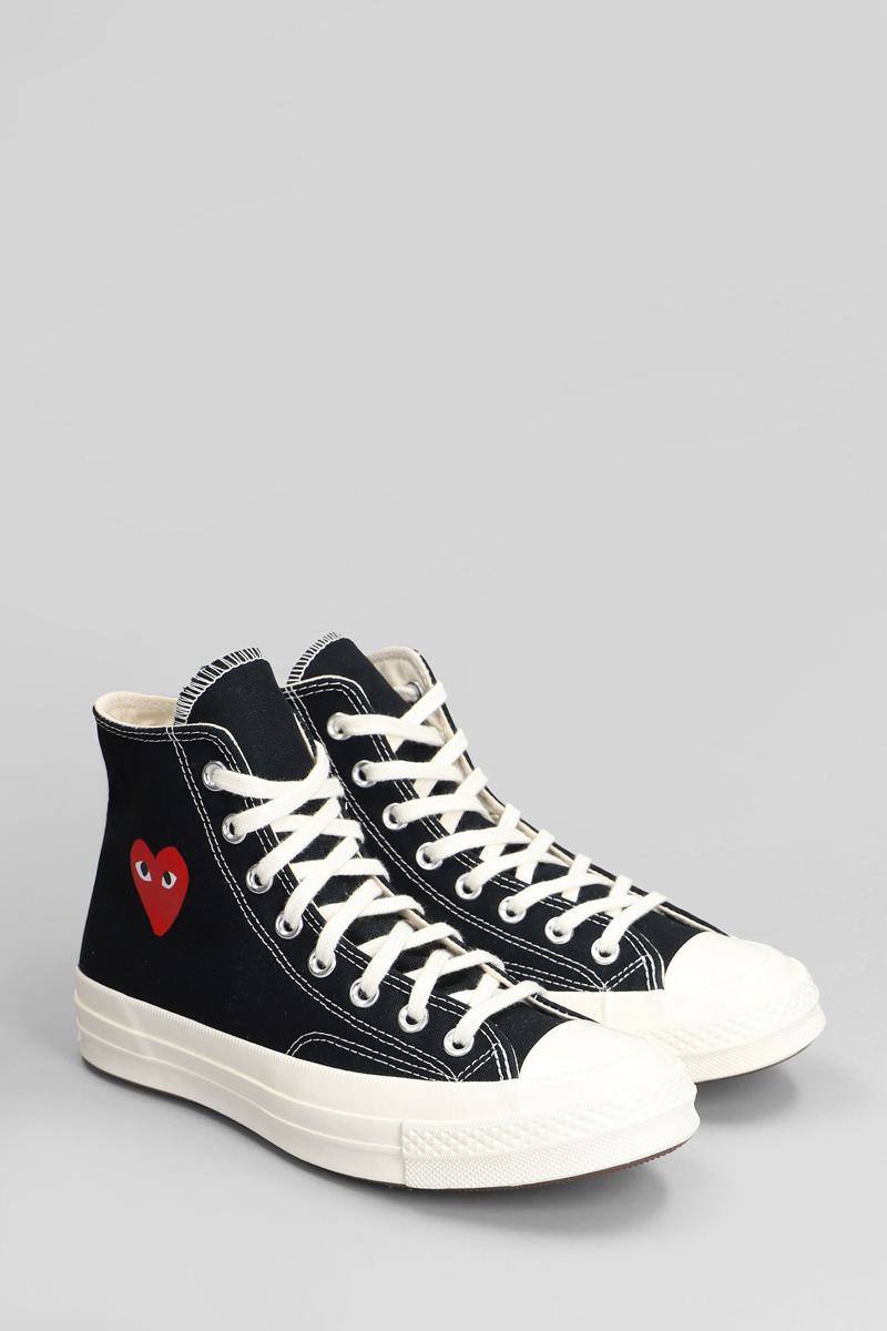 Converse X Comme Des Garçons Play Chuck 70 Cdg High Sneakers